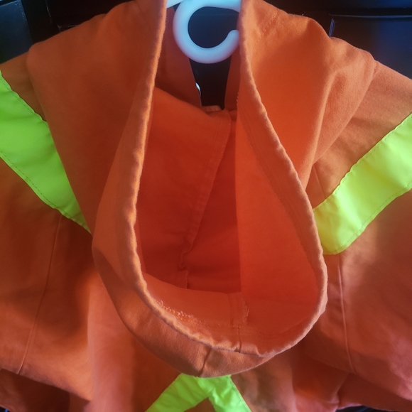 High Visibility Safety Jacket, Button-Up with Hood - Picture 5 of 15